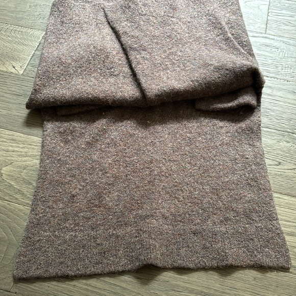 🔥Wilfred🔥 | Brown Dunkirk wool and mohair blend sweater long vest - Picture 4 of 10